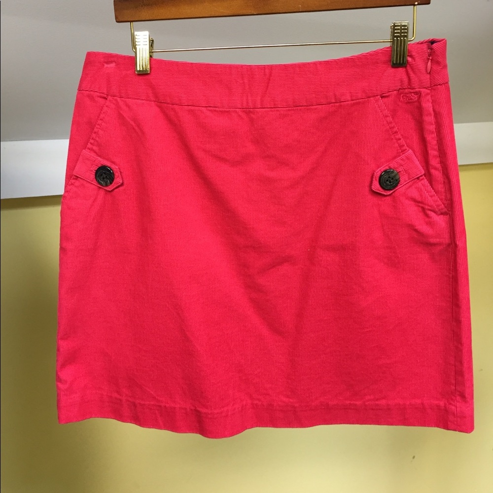 Vineyard Vines Cord Button Skirt