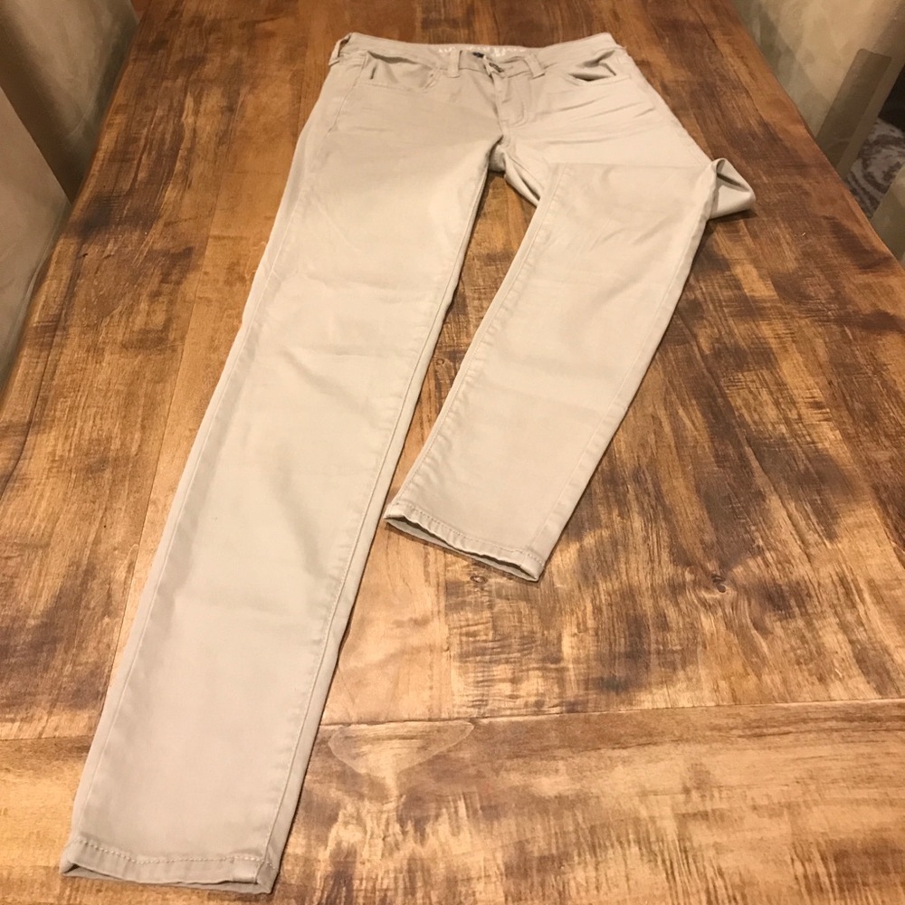 American Eagle khaki denim
