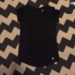 A black t-shirt