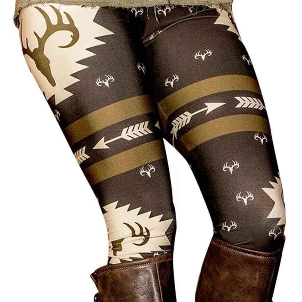 🔥Country Deer Arrow leggings!
