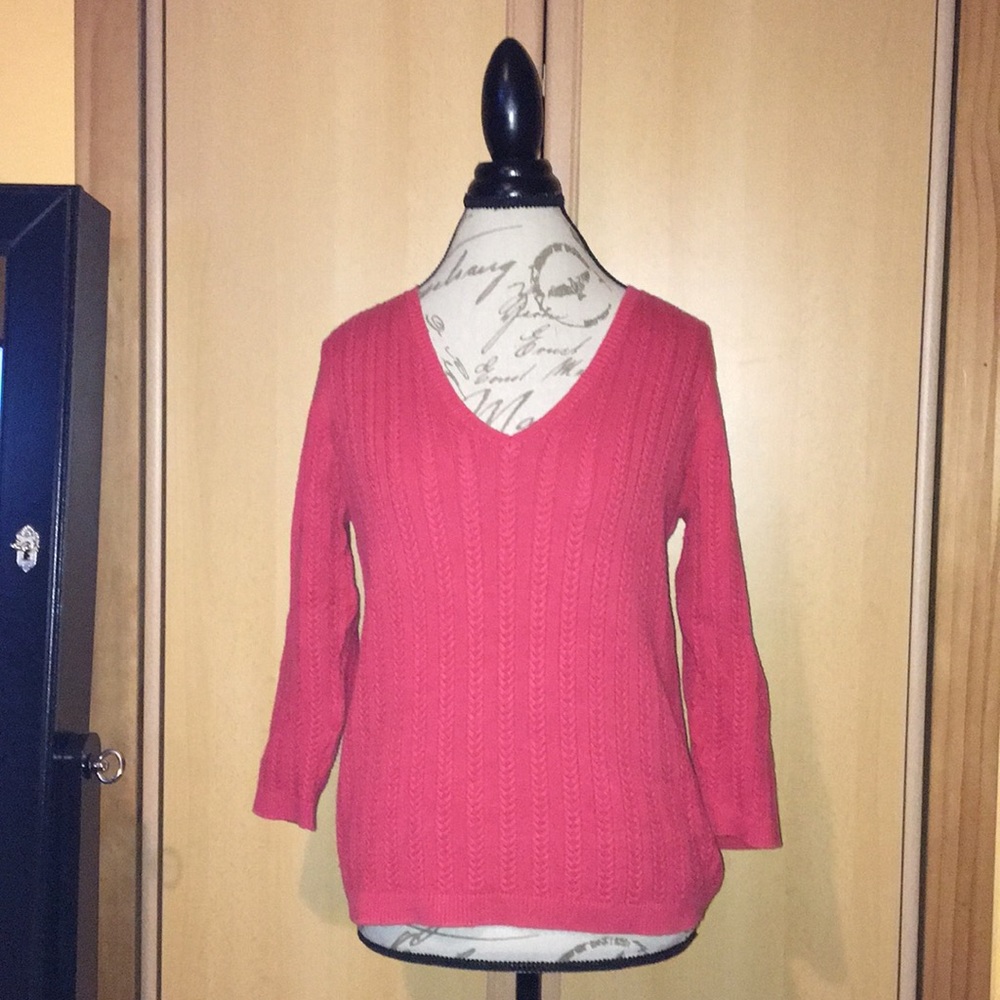 Eddie Bauer V neck sweater