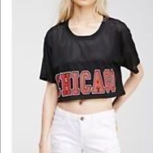 Chicago Bulls Crop Top Jersey