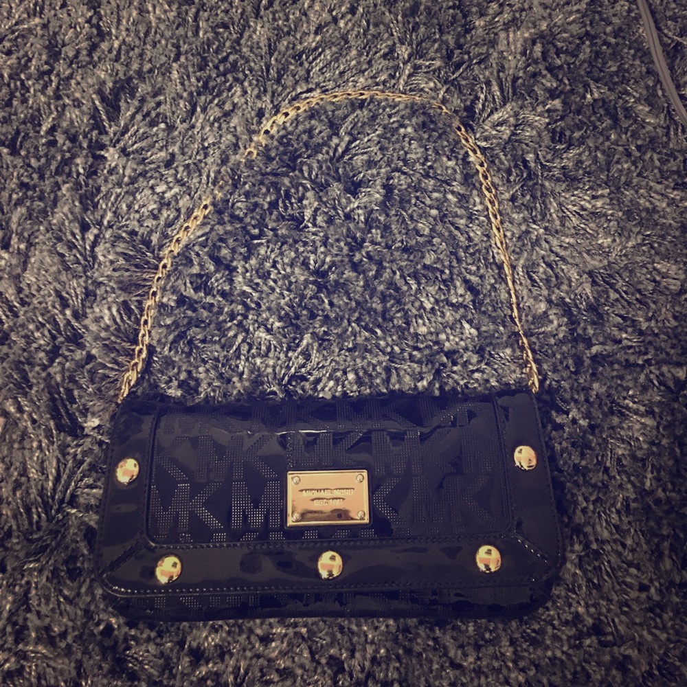 MK Logo Glode Chain Purse