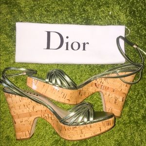 Dior Wedge Sandals