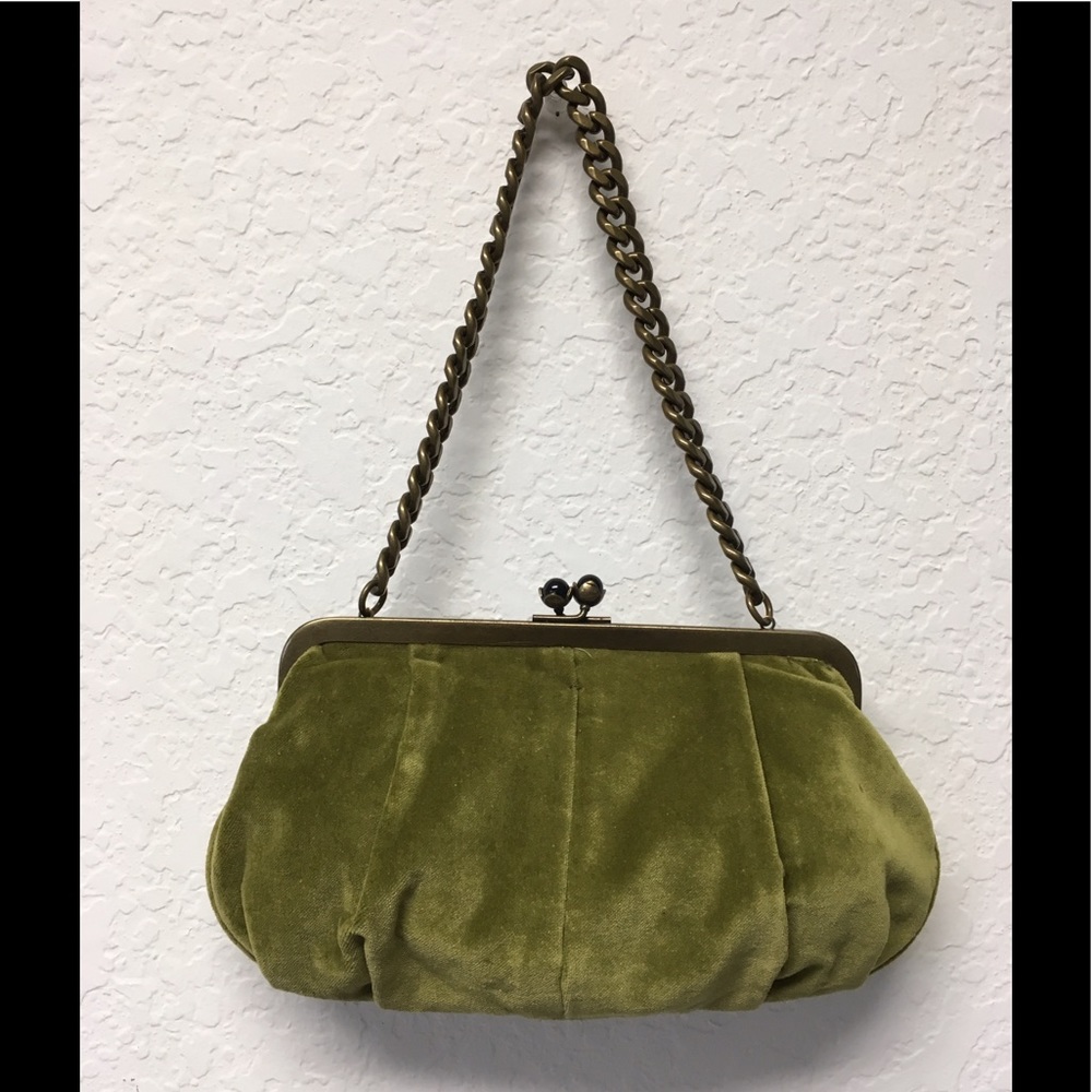 J.Crew Convertible Velvet Clutch or Shoulder Bag