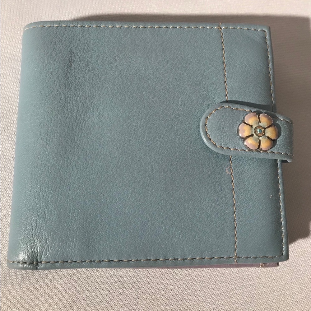 Brighton Vintage Orchard Wallet in Blue