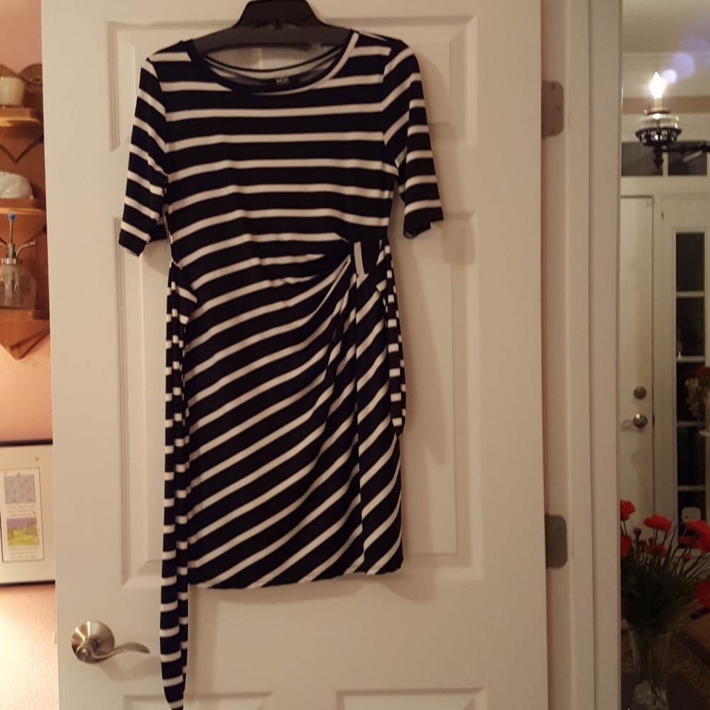 Black and white dress