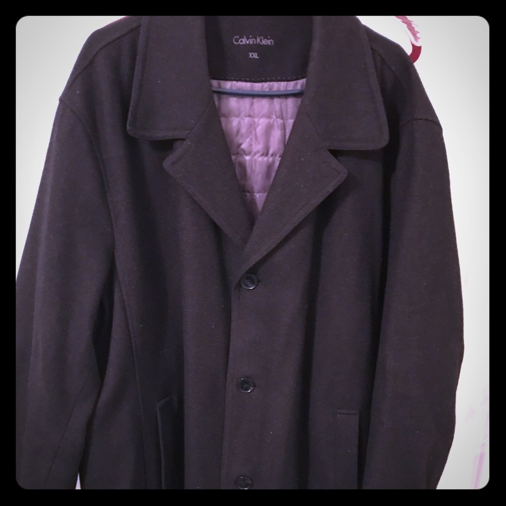 Calvin Klein Mens Wool Winter Coat- XXL