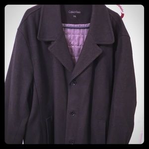 Calvin Klein Mens Wool Winter Coat- XXL