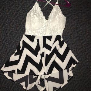 open back romper