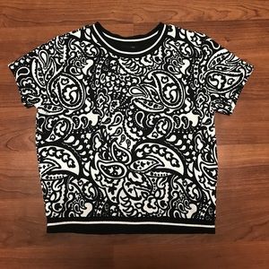 Paisley Crop Top