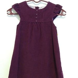 Corduroy girls dress... cold weather ready!