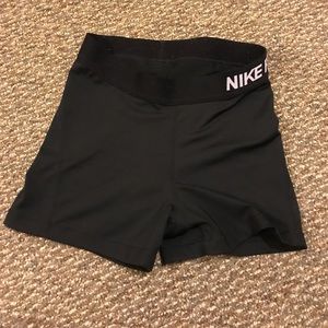 Nike pro dri fit spandex shorts