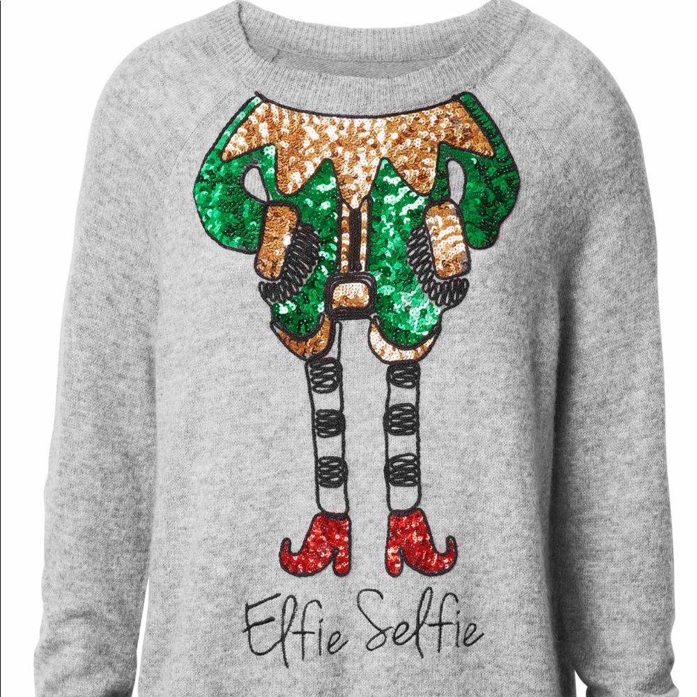 Holiday Elfie Selfie (H&M Sweater)