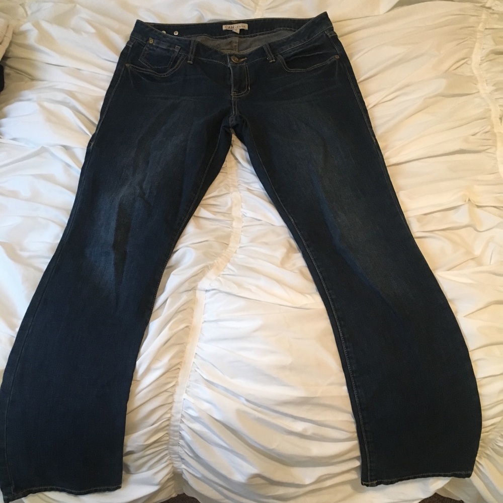 CAbi dark wash jeans