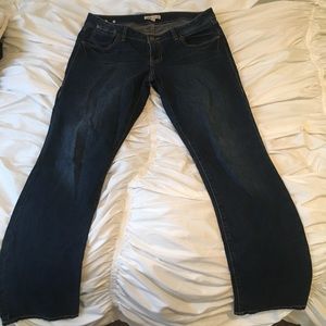CAbi dark wash jeans