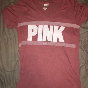 PINK V-neck Shirt