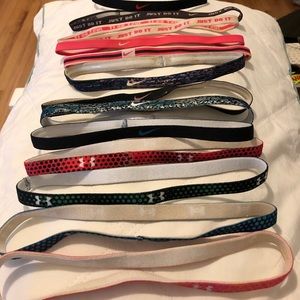 Nike & Underarmour Headbands