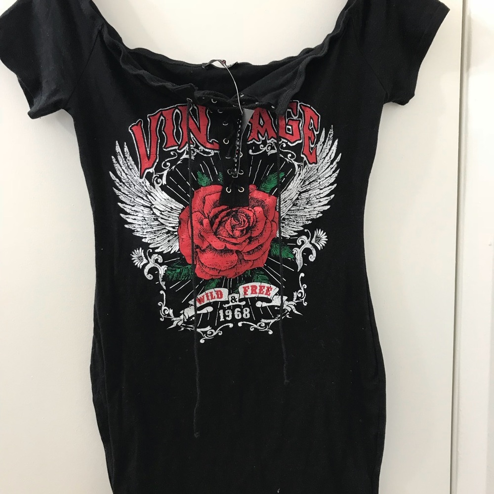 Fashion nova off shoulder dress NWT