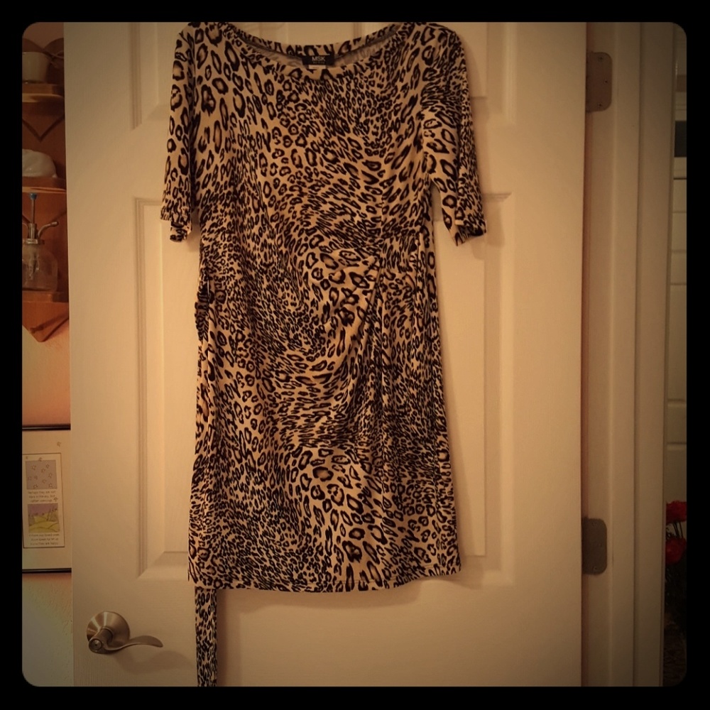 Animal print dress