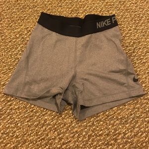 Nike pro dri fit spandex shorts