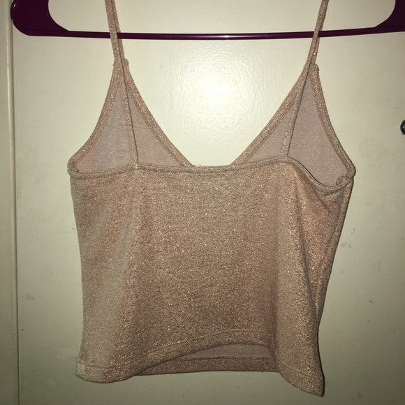 metallic crop top - Picture 2 of 2