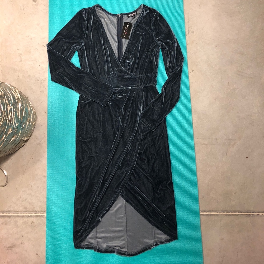 Blue Fashion Nova Party Dress