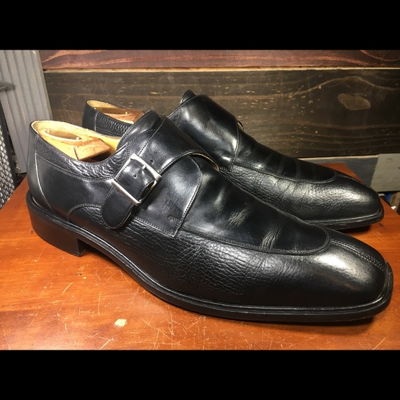 Mezlan leather monk strap Loafer shoes Sz 13 M main image 4