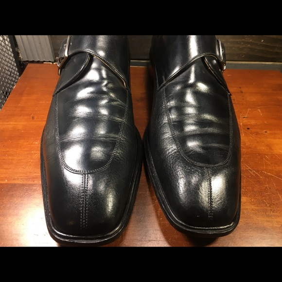Mezlan leather monk strap Loafer shoes Sz 13 M main image 5