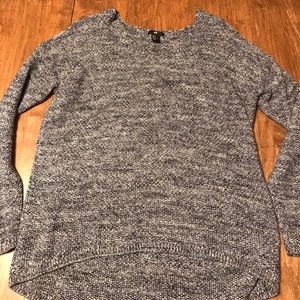 H&M black marled sweater