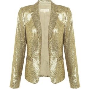 Michael Kors Gold Sequins Blazer