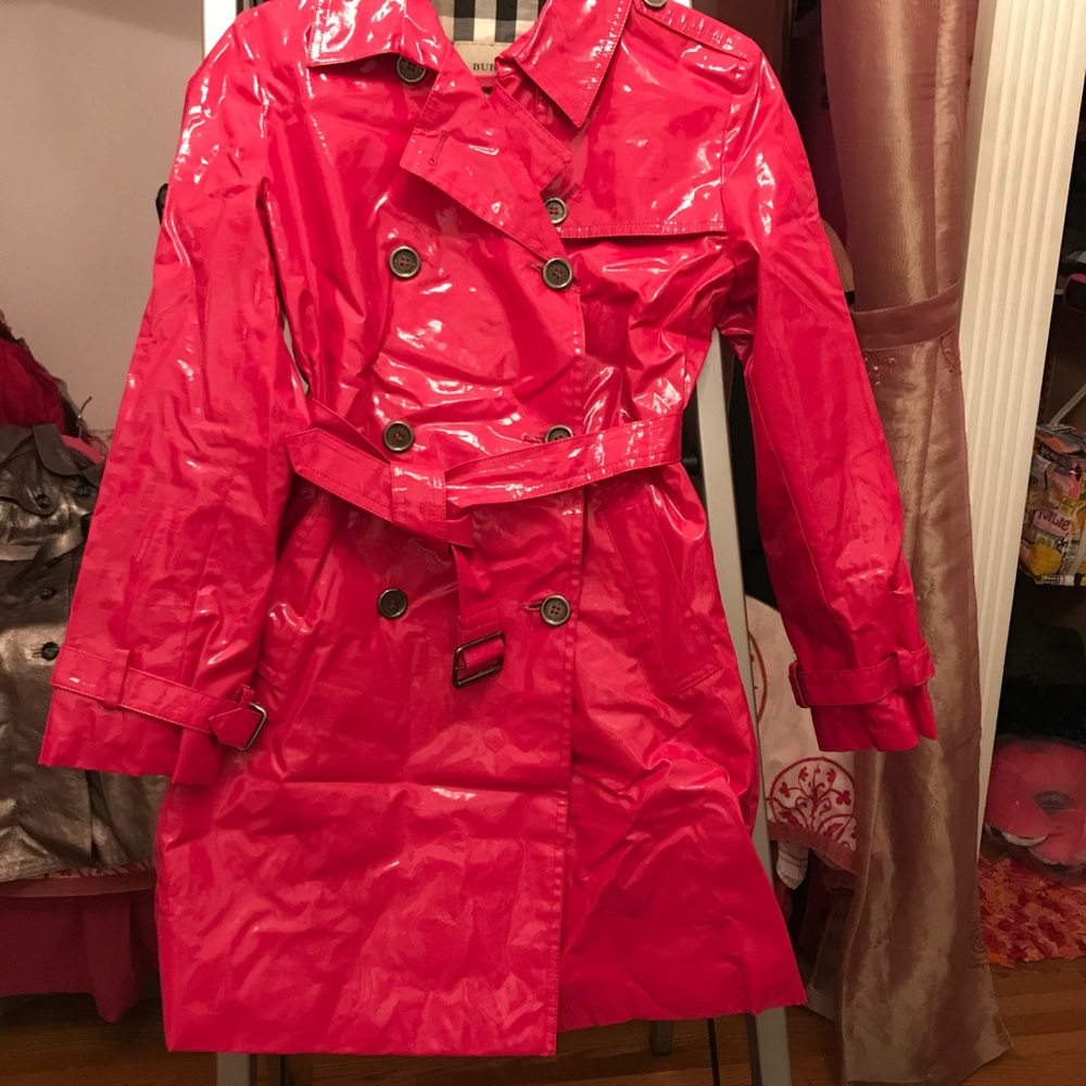Girls Burberry rain trench - 12y