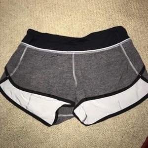 Grey lululemon shorts