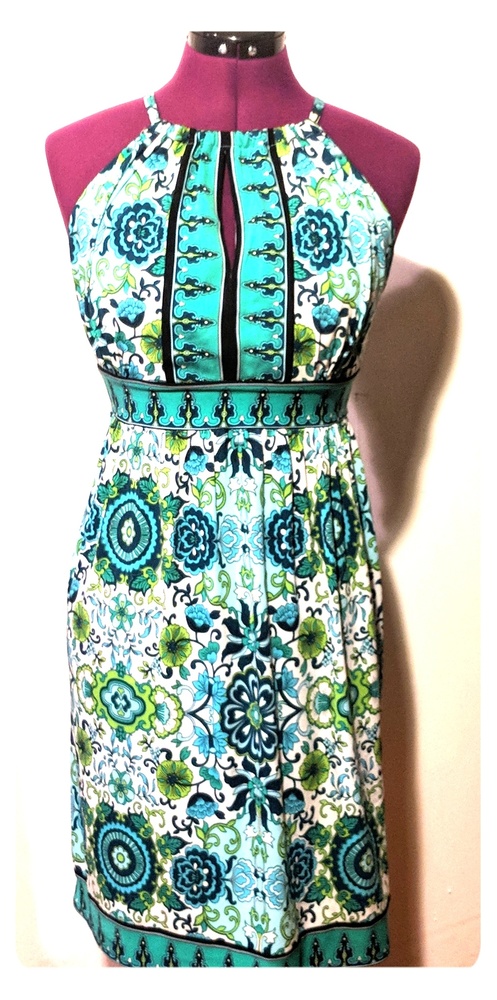 Summer dress with floral print