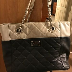 Nine West Black and Tan large purse