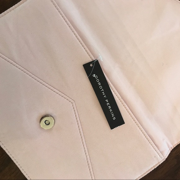 Blush pink envelope clutch - Picture 3 of 3