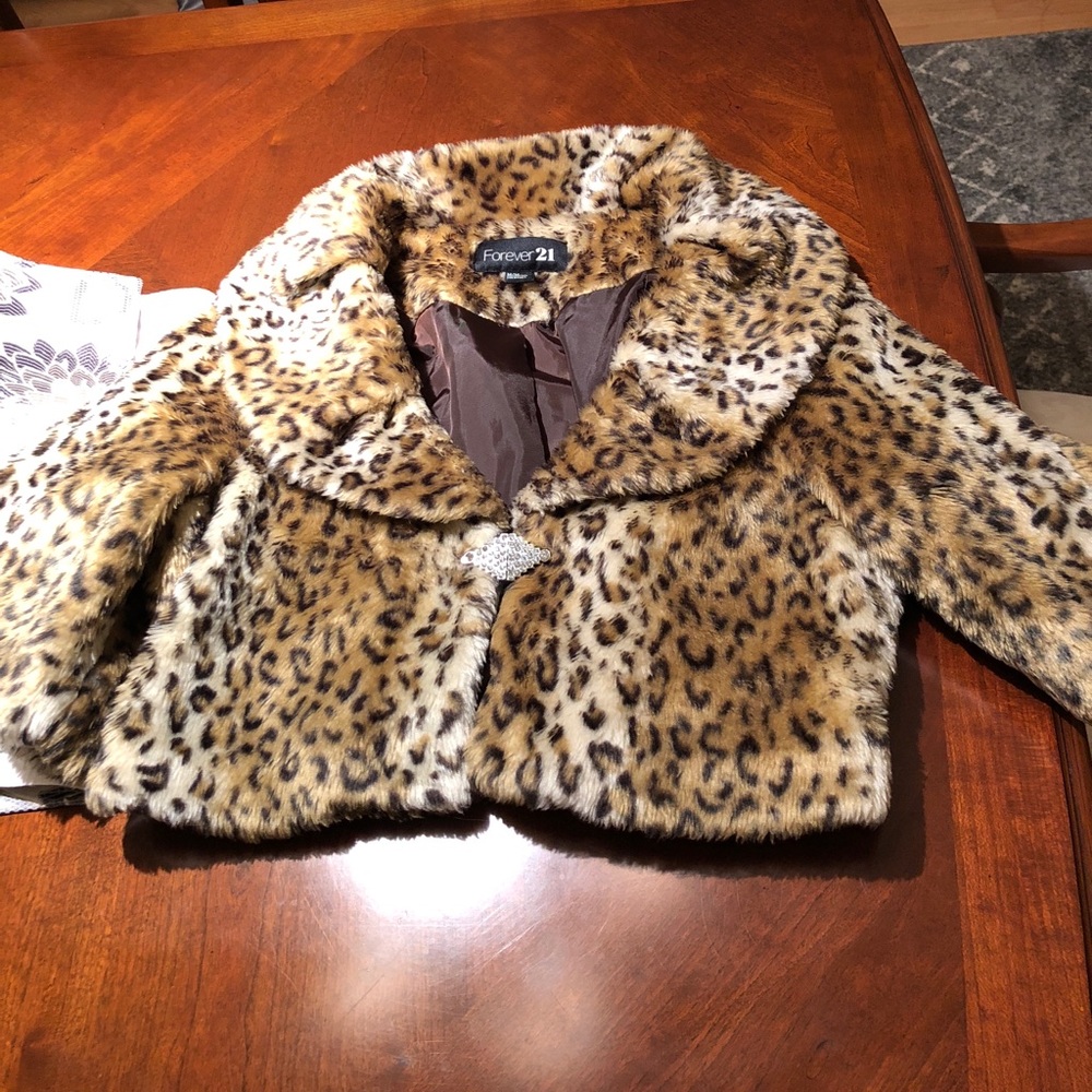 Leopard print jacket
