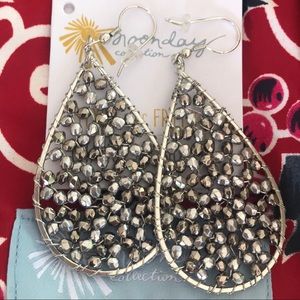 NITB Noonday Water Drop Prism Earrings