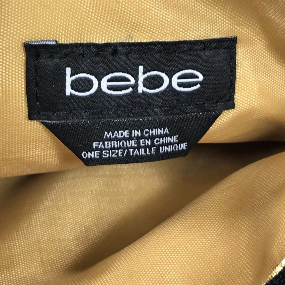 ❌SOLD❌ Bebe Gold And Black Tassle Pouch - Picture 5 of 6
