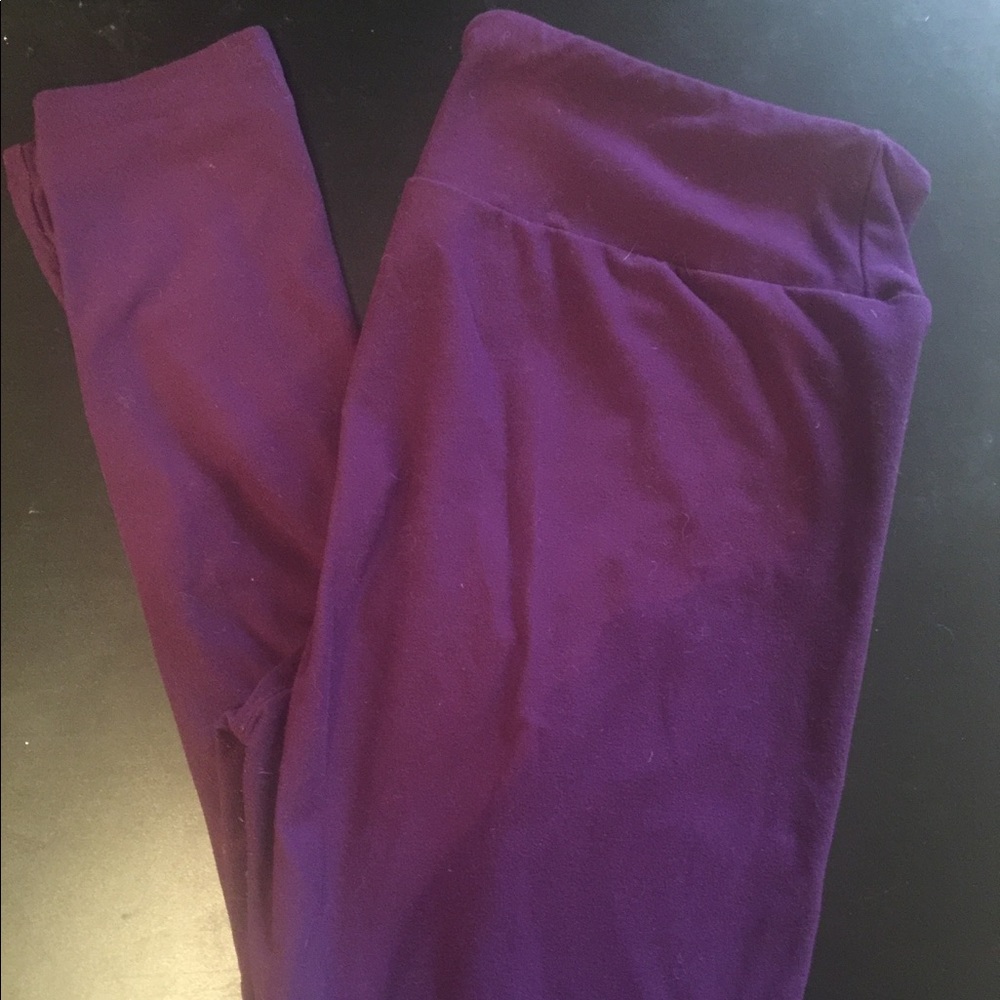 Purple LuLaRoe leggings OS