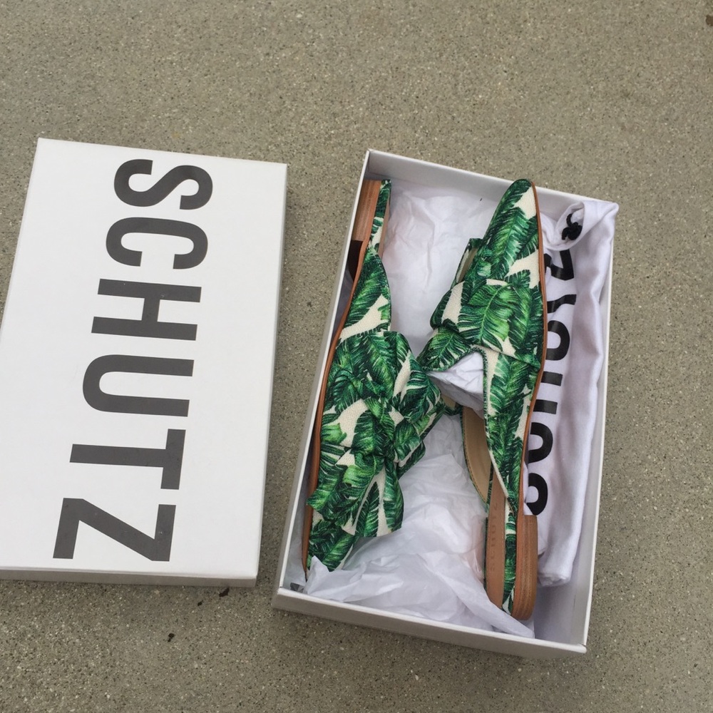 ❌SOLD❌NIB Schutz D’Ana Knotted Loafer Mule Slides - Picture 3 of 8