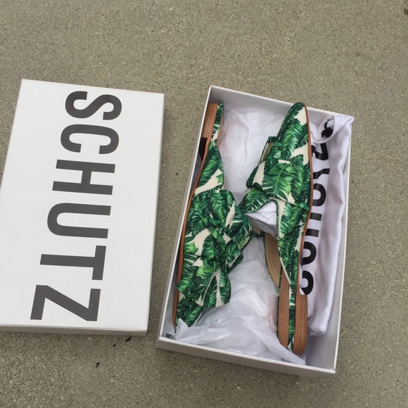 ❌SOLD❌NIB Schutz D’Ana Knotted Loafer Mule Slides - Picture 3 of 8