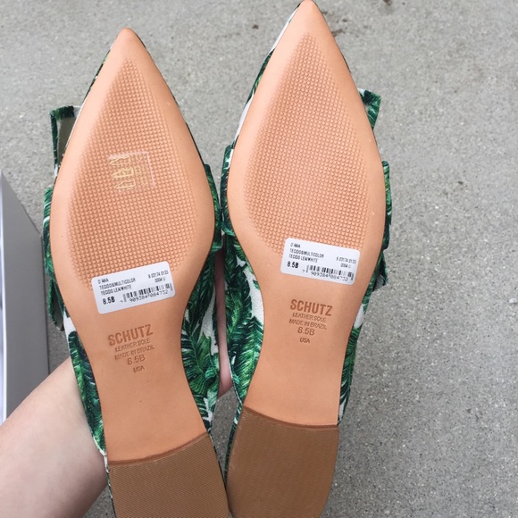 ❌SOLD❌NIB Schutz D’Ana Knotted Loafer Mule Slides - Picture 7 of 8