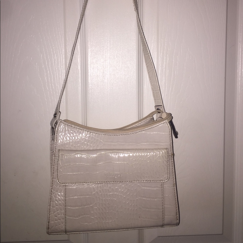 White Villager Purse