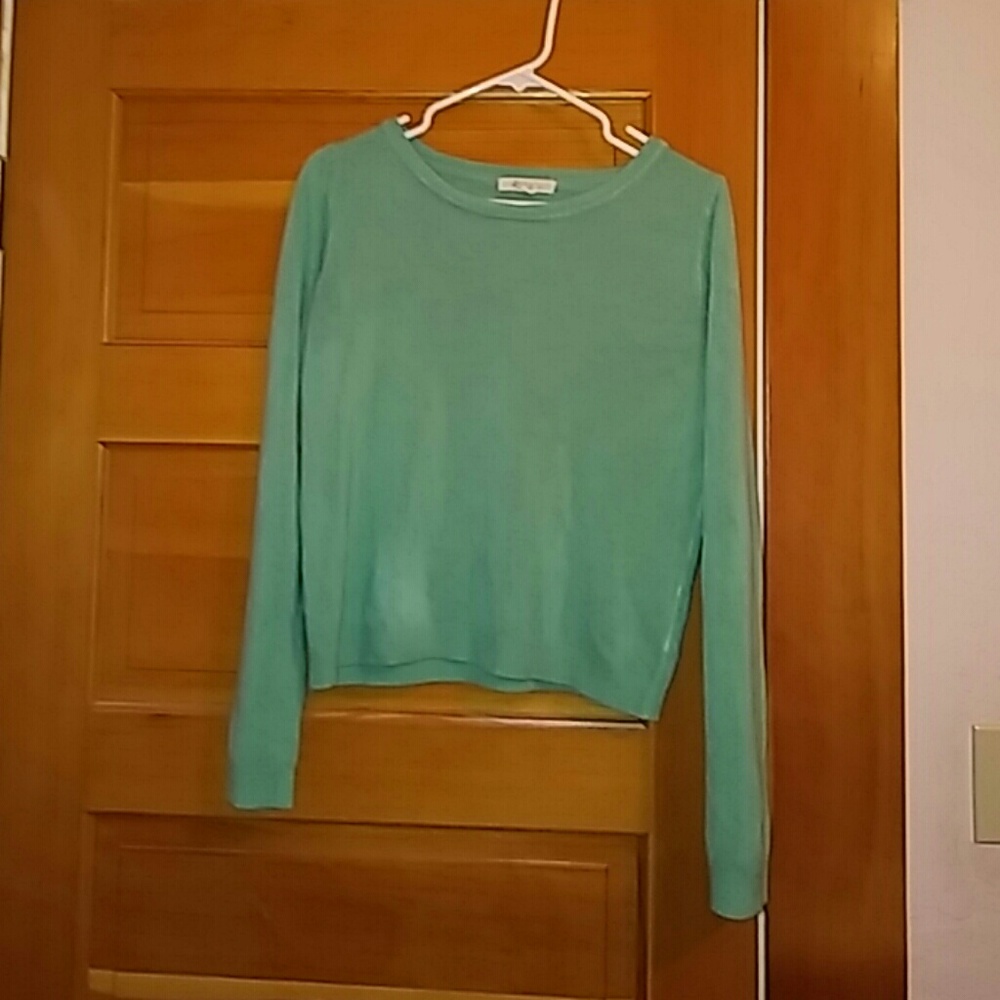 Teal sweater