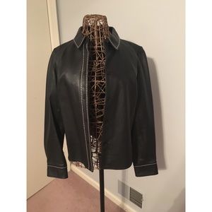 Leather jacket