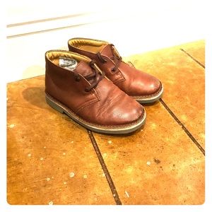 Boy’s Leather Clark Chukka Boots