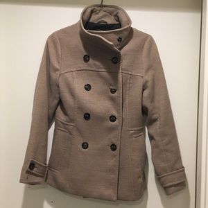 H&M Tan Peacoat - Size 8