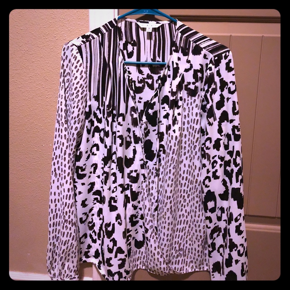Cabi animal print blouse