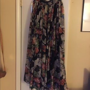 Long flowy skirt